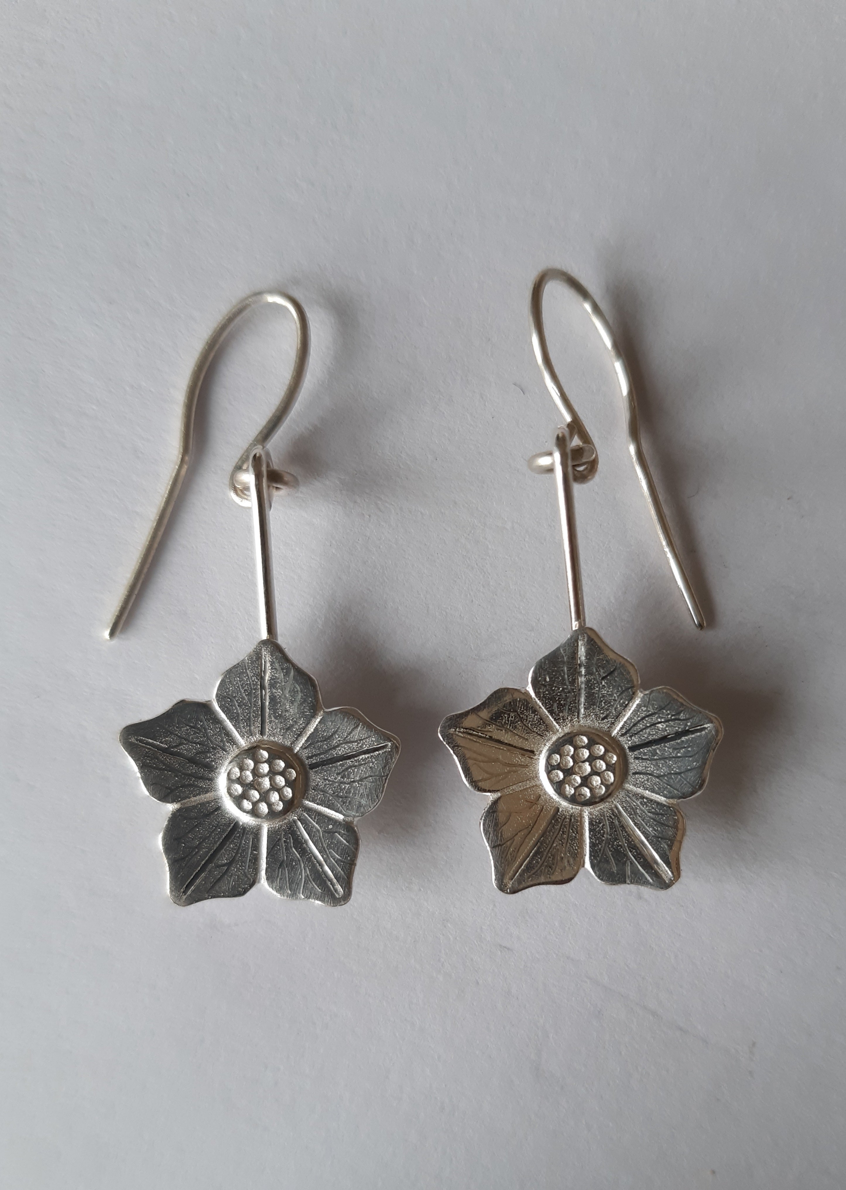 Five Petal Flower Earrings