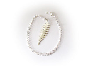 Fern Leaf on Sterling Chain