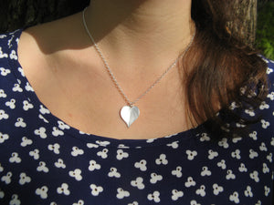 Sterling Silver Chains with a single leaf