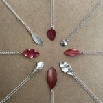 Sterling Silver Chains with a single leaf