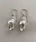 Silver floret earrings