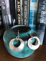 Fold Formed Hoop Earrings